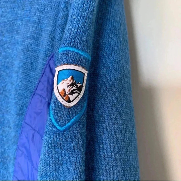 Kuhl blue full zip jacket  with hood - Picture 2 of 7